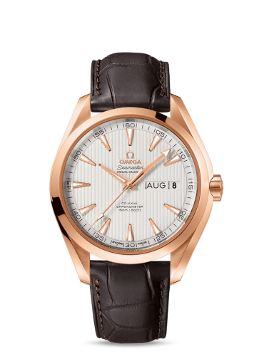 Omega Seamaster Aqua Terra 150M Co-Axial 43 Annual Calendar Red Gold / Silver